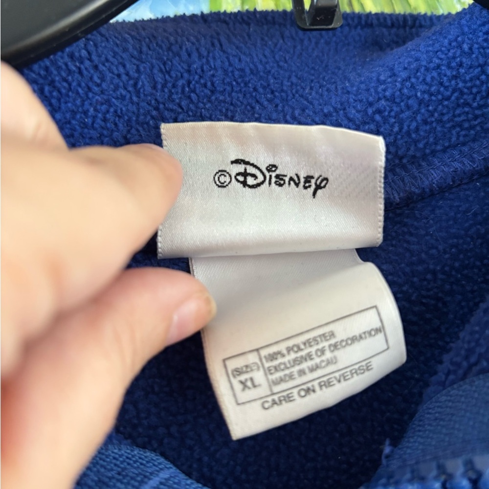Disney Vintage 2000 Blue Fleece Pullover - Picture 6 of 7